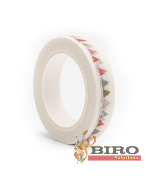 Banda adeziva decorativa "Steaguri", 7 m